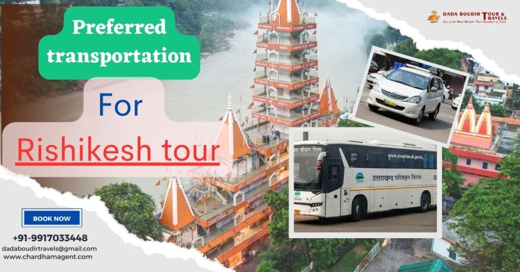 Transportation for Rishikesh tour